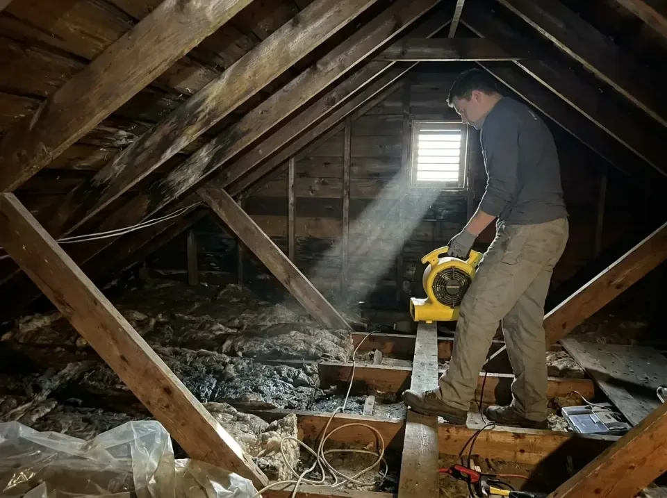 attic-water-damage-drying-proc-007 — frequently asked questions, Emergency Water Extraction & 24/7 Flood Response in Grape C…